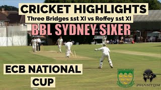 ECB CUP MATCH | Three Bridges vs Roffey | CRICKET MATCH HIGHLIGHTS |