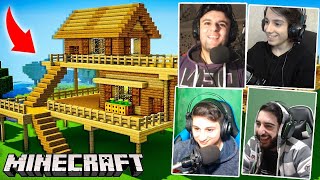 იუთუბერების ახალი სახლი! | Minecraft Part 2