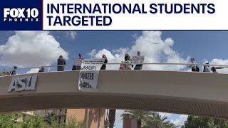 ASU students protest against visa revocations | FOX 10 Phoenix
