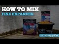 How to mix Fine Expander | Groundbait Mixing Guides | Blakes Baits