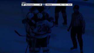 Goal Highlights: Maine Men's Hockey 5, Merrimack 0