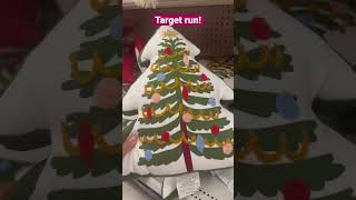 Target run! #targetfinds #christmastree #shaped #pillow #shorts || Legorio vlog