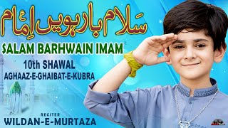 Salam Barhawain Imam | New Manqabat Imam Mehdi 2022 | Wildan e Murtaza | 10 Shawal Manqabat 2022