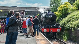 LMS Jubilee No  45596 Bahamas  on Jubilee Tour, Jubilee Weekend 2022