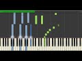 この音とまれ 『天泣』 piano solo 【synthesia（シンセシア）】 tenkyuu kono oto tomare