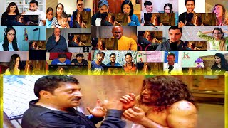 APARICHIT-ANNIYAN SPLIT PERSONALITY FIGHT SCENE | Chiyaan Vikram | Mixed Mashup Reaction