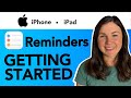 Getting Started in the Reminders App on your iPhone or iPad
