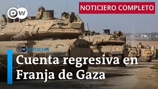 Israel anuncia ataque "por aire, mar y tierra" en Gaza (Noticiero Completo 14.10.2023)
