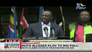 Final Push: Ruto alleges ploy to rig poll, IEBC to comply with register order | AM Live