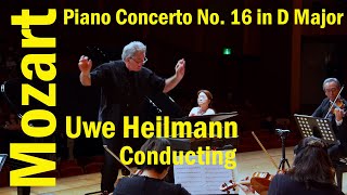 German Tenor, Uwe Heilmann, conducting Mozart’s Piano Concerto No.16. ウーヴェ・ハイルマンがモーツァルトのピアノ協奏曲16番を指揮