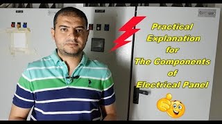 Practical explanation for the components of the electrical panel from the site