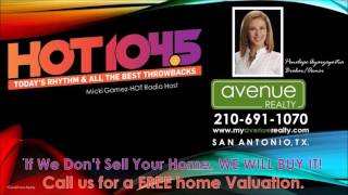 Penelope Ayarzagoitia Avenue Realty LLC/San Antonio, TX. HOT 104.5 FM with Nicki Gamez