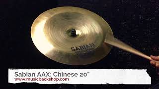 Sabian AAX Chinese 20\