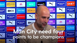 Man City need four points to be champions