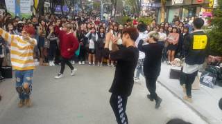 [MAXXAM] BTS ☆쩔어 (Dope)☆ cover dance 홍대 댄스버스킹 20170430일 [Korean Hongdae Kpop Street Dance Busking]