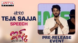 Hero #TejaSajja Speech | #Ishq (Not a Love Story) Pre-Release Event Live | Teja Sajja, Priya Varrier