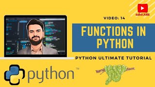 Functions in Python | Video 14 | Python Programming for data analysis | Full Tutorial