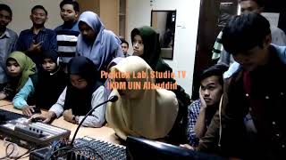 Suasana Praktek di Lab TV UIN Alauddin