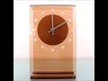 photoshoot emes mantel clock vintage retro space age translucent electric germanyphotoshoot