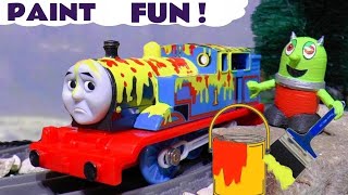 Rascal Funlings Paint Trick on Thomas The Train