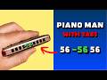 Day 1 - Harmonica for Beginners - Learn Piano Man #harmonica #tutorial 