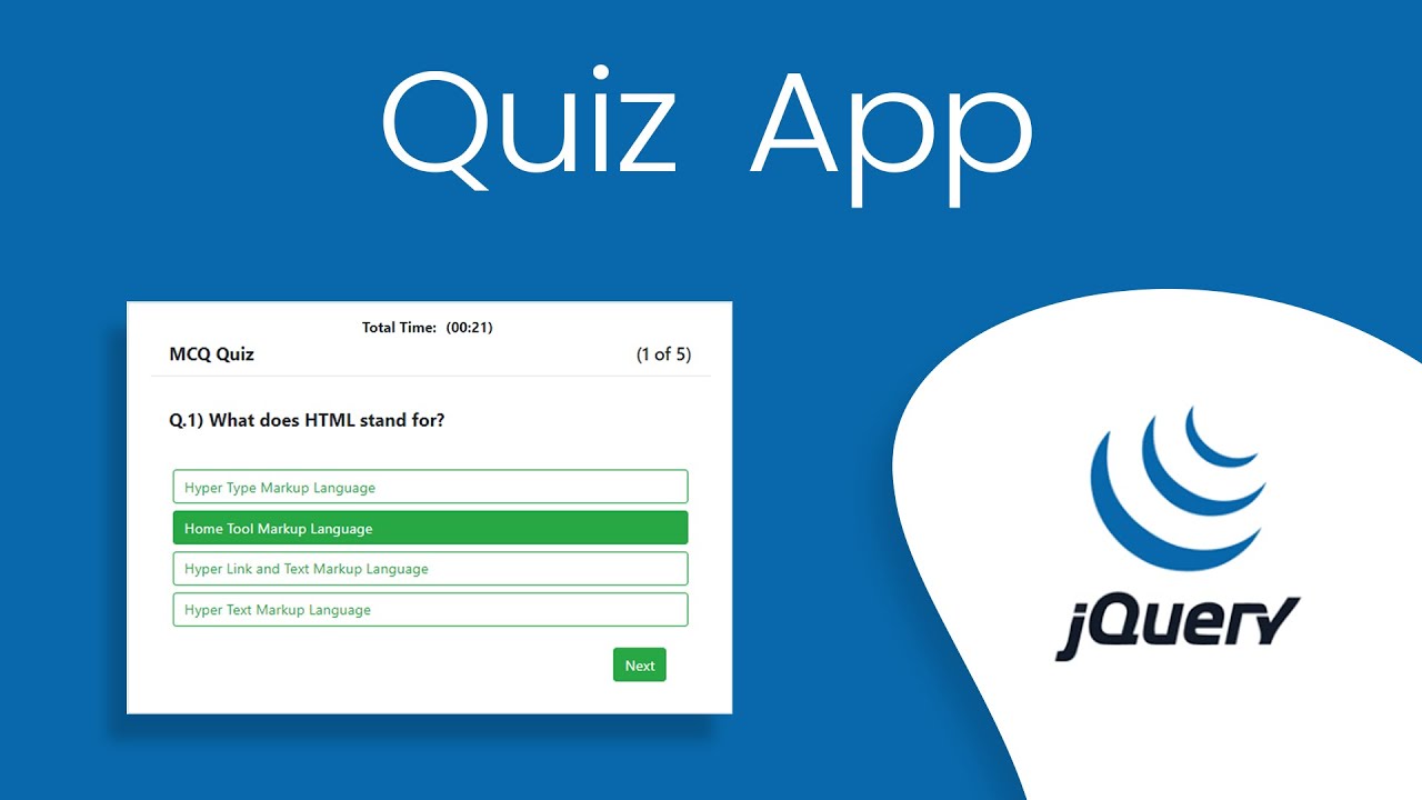 How To Create A Quiz App With Timer Using HTML CSS , JavaScript ...