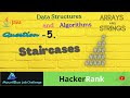 Q.5 - Staircase (patterns) | DSA (Topic - Arrays & Strings) | Hacker Rank | MountBlue Job Challenge