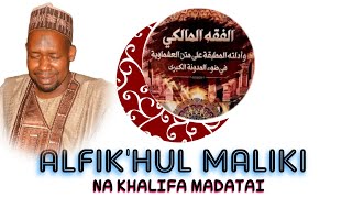 ALFIK'HUL MALIKI BABIN MASU WARWARE ALWALA KHALIFA MAL ABUBAKAR MAI ASHAFA MADATAI