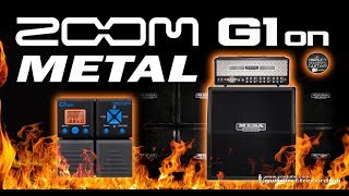 ZOOM G1on METAL MESA BOOGIE Simulation Free Settings