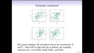 Statistical Learning: 5.4 The Bootstrap