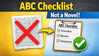 ABCs of Behavior Explained | How to Take ABC Data Without Overwhelm