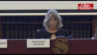 Zagrebelsky al convegno sulla Fiom: “Chiedo ai presenti di non sbadigliarmi in faccia”