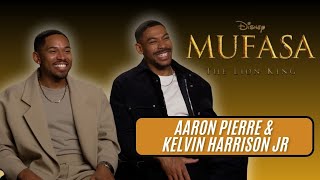 Aaron Pierre \u0026 Kelvin Harrison Jr PLAY GUESS THE SIBLING | Mufasa: The Lion King Interview