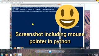 screenshot including mouse pointer in python tkinter ❤️