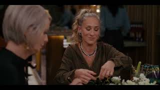 Sarah Jessica Parker, Cynthia Nixon in And just like that - dinner