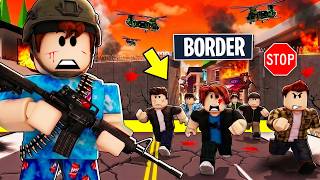 Surviving The BORDER INVASION!! (Brookhaven RP)