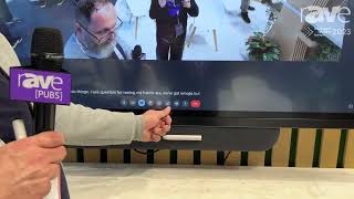 ISE 2023: Avocor Exhibits Series One Board 65 Digital Meeting Display on the Google Stand