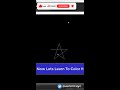 Turtle Fill Color - Draw Five Pointed Star - #shorts #coding #programming