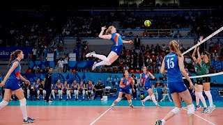 TOP 50 Best Women's Volleyball Spikes | 3rd Meter Spikes | Powerful Spikes