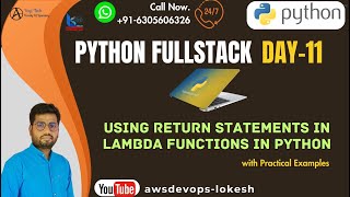 Python Day-11 Using Return Statements in Lambda Functions