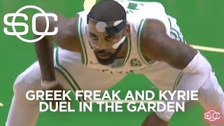 Kyrie Irving outduels Giannis Antetokounmpo in the Garden | SportsCenter | ESPN