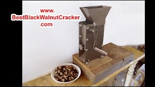 World's Best BLACK WALNUT NUTCRACKER! The ONLY Hand Crank Nut Cracker that cracks Black Walnuts!!!