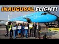 Flying KLM's A321neo INAUGURAL Flight!