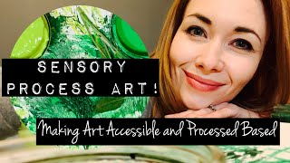 SENSORY ART | *Plants and Growing Theme* Simple Process Art!