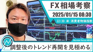 2025年 1月15日 海外FXトレーダーHAYAの相場考察【利下げ終了のトリガー探し】