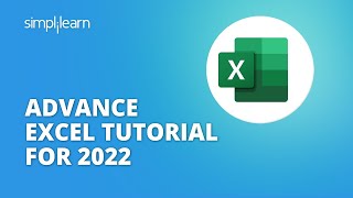 Advance Excel Tutorial for 2026 | Advanced Excel Course | Excel Tutorial For Beginners |Simplilearn