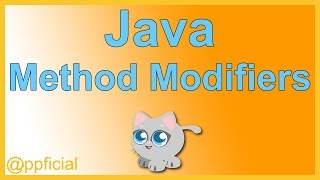 Java Method Modifiers - Public vs Private - Static vs Non-Static Methods - Appficial