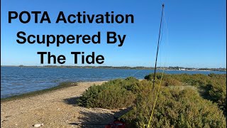 POTA Activation Scuppered By The Tide