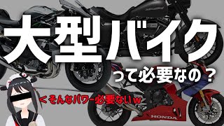 【乗るだけ損？】日本に大型バイクは必要ない？