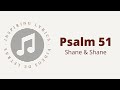 Shane & Shane - Psalm 51 (Salmo 51) Lyric Video / Video de Letras